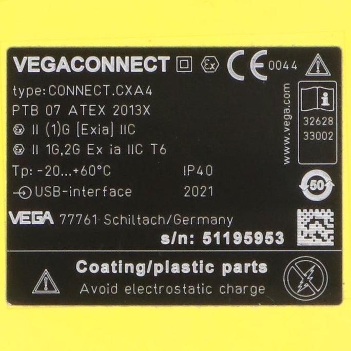 Vega Vegaconnect.CXA4 Interface Adapter-Interface Adapter-Used Industrial Parts