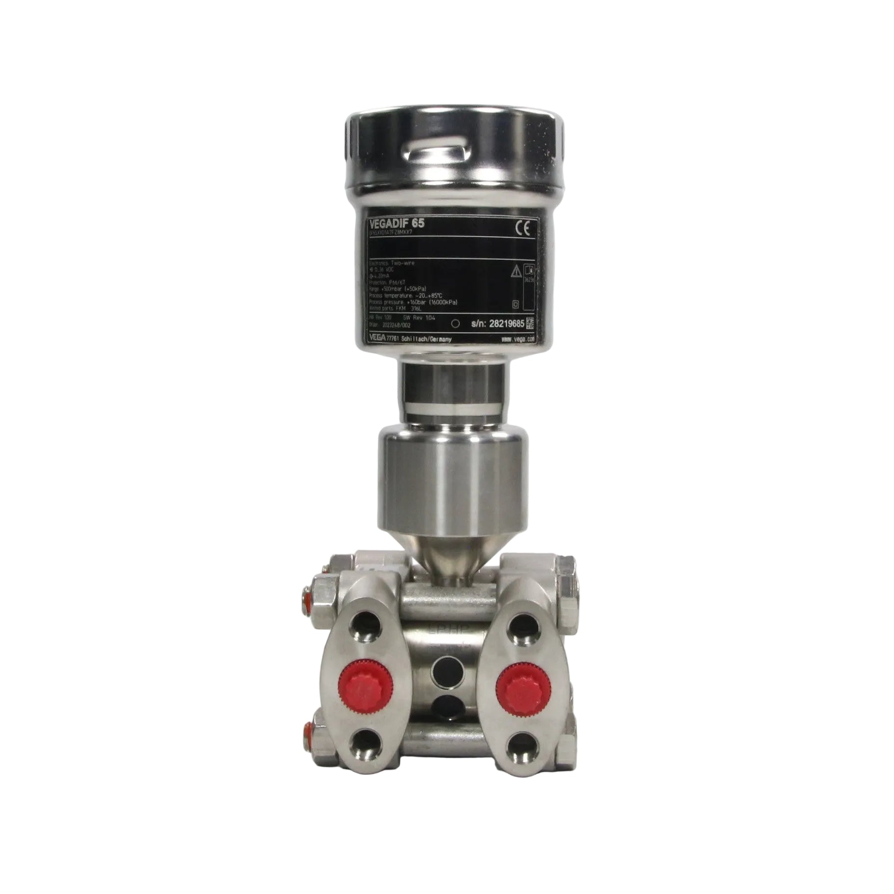 Vega Vegadif 65 Differential Pressure Transmitter - DF65.XXD1A7FZ8MXX7-Differential Pressure Transmitter-Used Industrial Parts