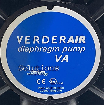 Verderair VA 810.6771 Air Operated Double Diaphragm Pump-Air Operated Double Diaphragm Pump-Used Industrial Parts