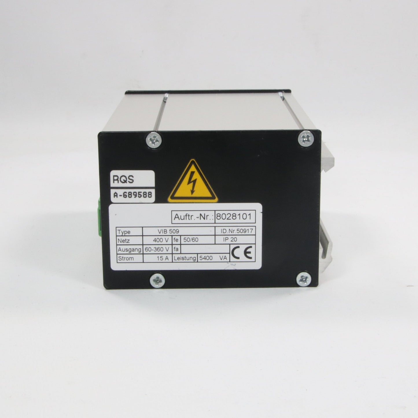 Vibra Schultheis Maschinenfabrik VIB 509 Thyristor Controller-Thyristor Controller-Used Industrial Parts