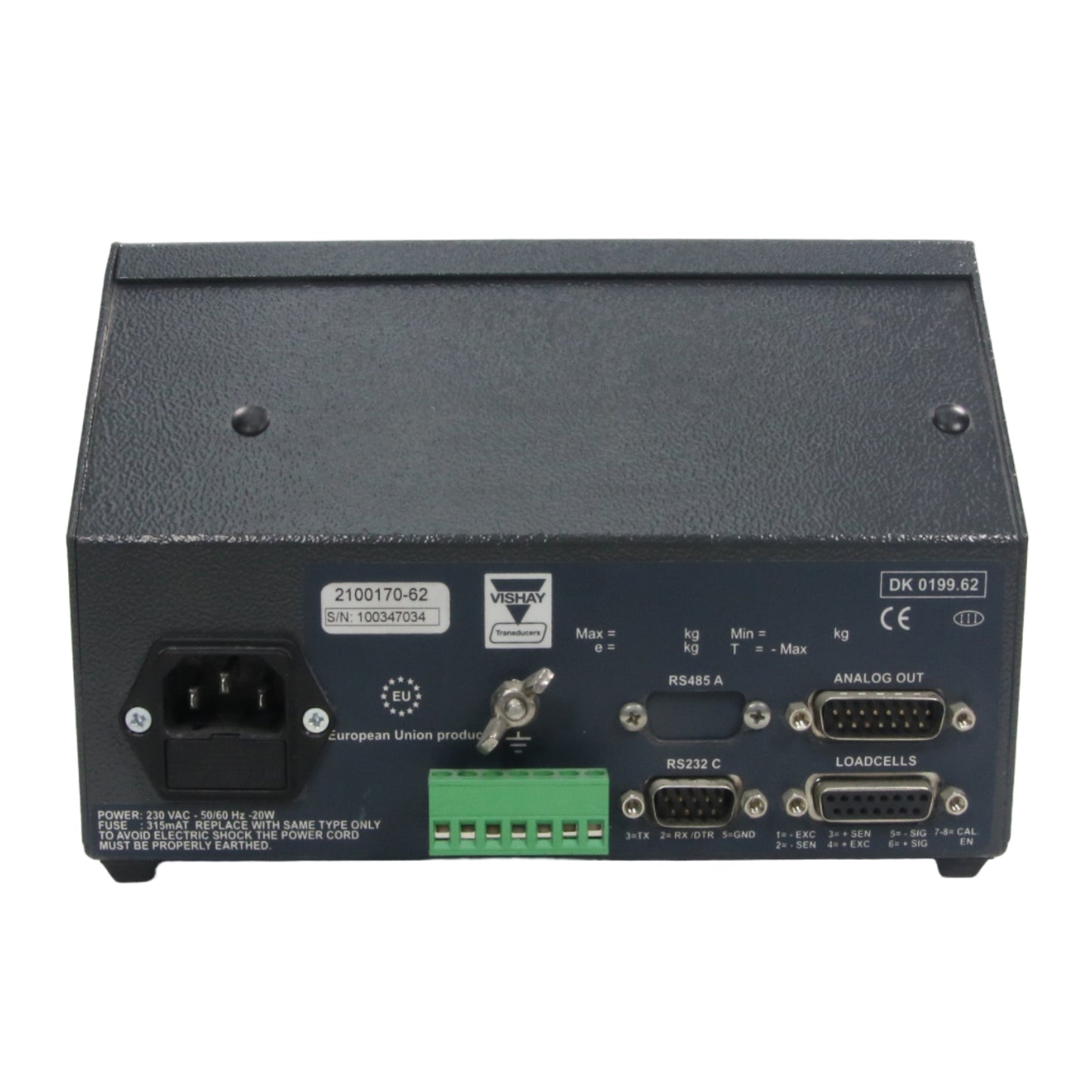 Vishay Transducers VT 200 Weight Indicator-Weight Indicator-Used Industrial Parts