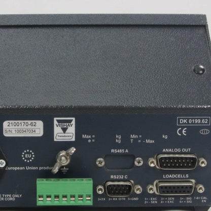 Vishay Transducers VT 200 Weight Indicator-Weight Indicator-Used Industrial Parts