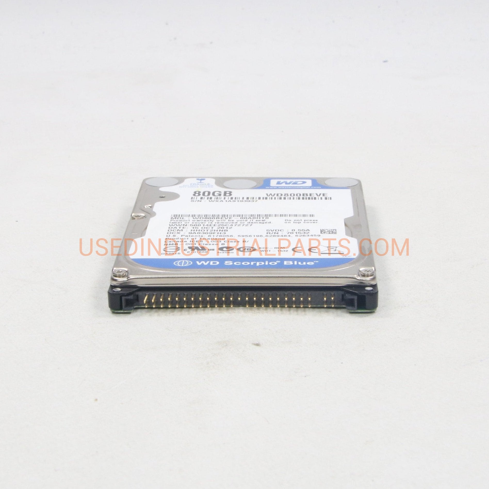 WD Scorpio Blue 80GB Hard Drive-Hard Drive-AE-05-02-02-Used Industrial Parts