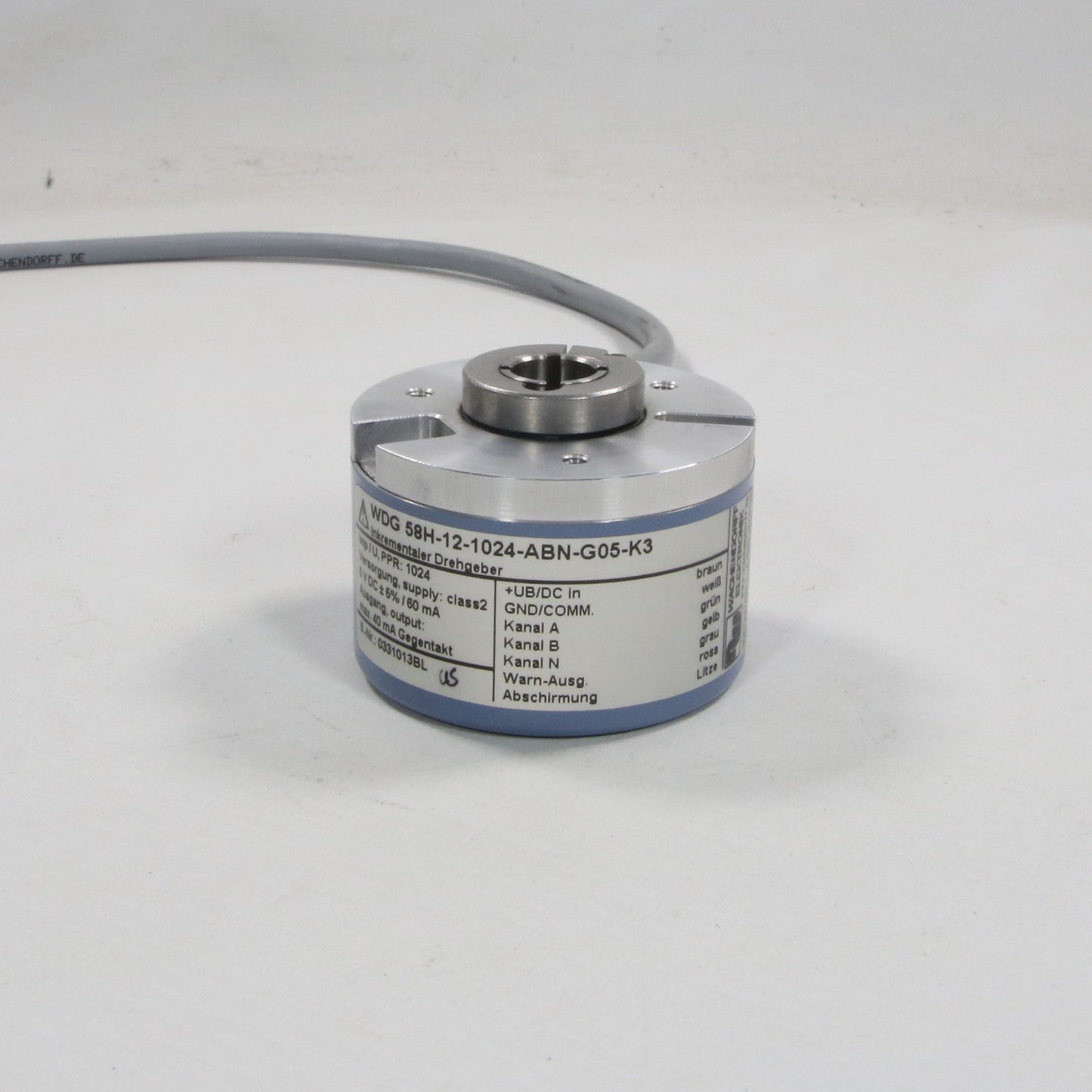 Wachendorff Elektronik WDG 58H-12-1024-ABN-G05-K3 Rotary Pulse Encoder-Rotary Pulse Encoder-Used Industrial Parts