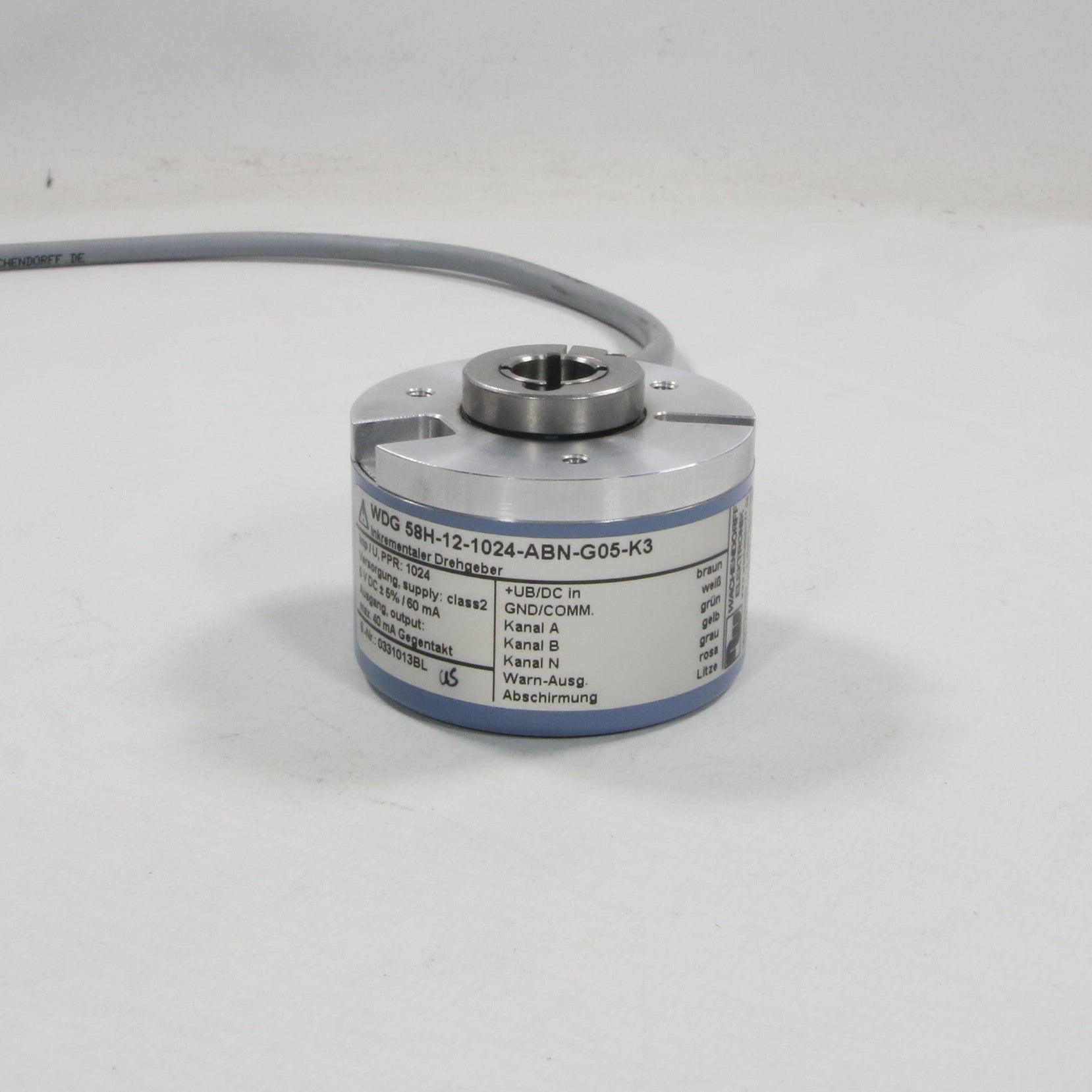 Wachendorff Elektronik WDG 58H-12-1024-ABN-G05-K3 Rotary Pulse Encoder-Rotary Pulse Encoder-Used Industrial Parts