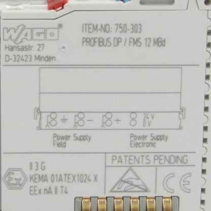 Wago 750 303 Fieldbus Coupler-Fieldbus Coupler-Used Industrial Parts