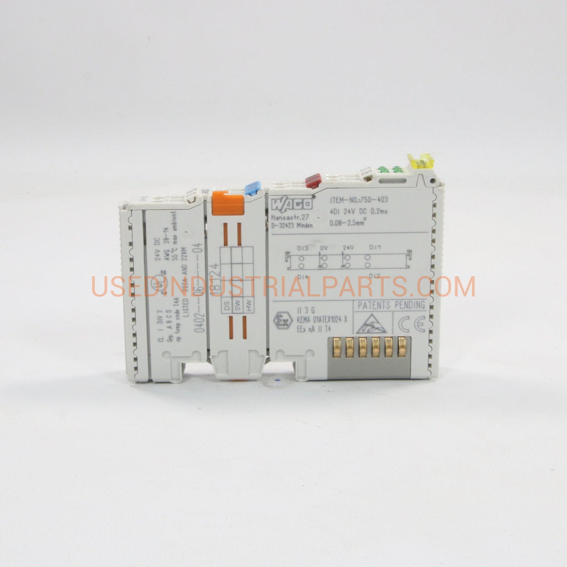 Wago 750 403 Digital Input Module-Digital Input Module-CA-06-06-04-Used Industrial Parts