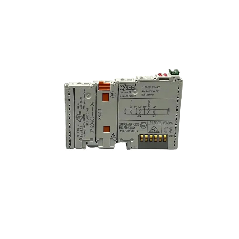 Wago 750-455 Analog Input Module-Analog Input Module-Used Industrial Parts