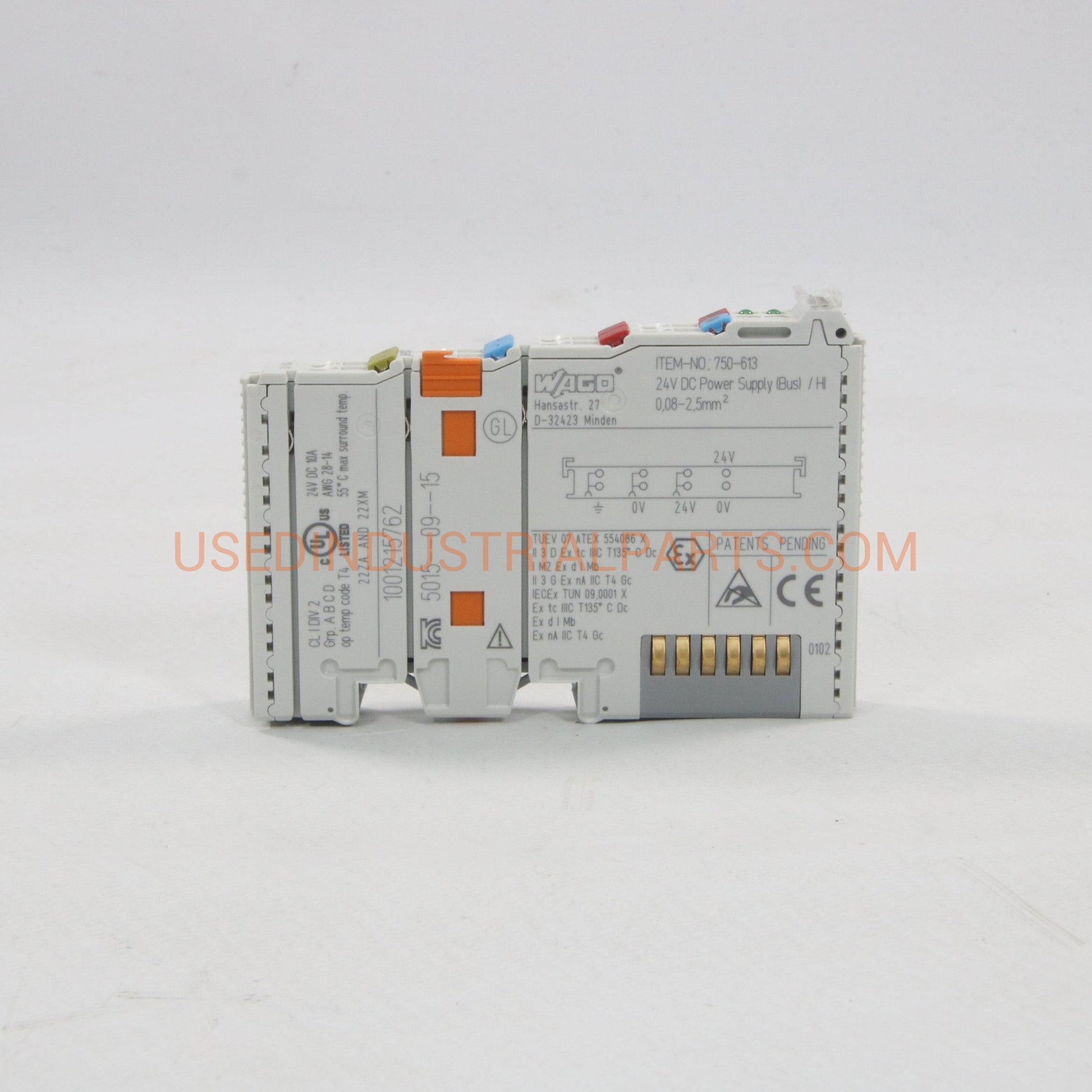 Wago 750 613 Power Supply Module-Power Supply Module-AE-07-04-03-Used Industrial Parts