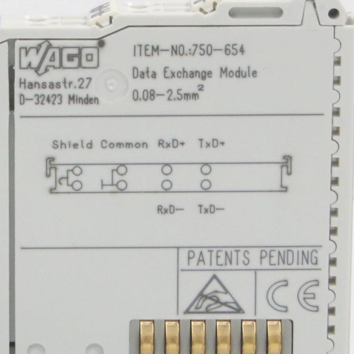 Wago 750 654 Data Exchange Module-Data Exchange Module-Used Industrial Parts