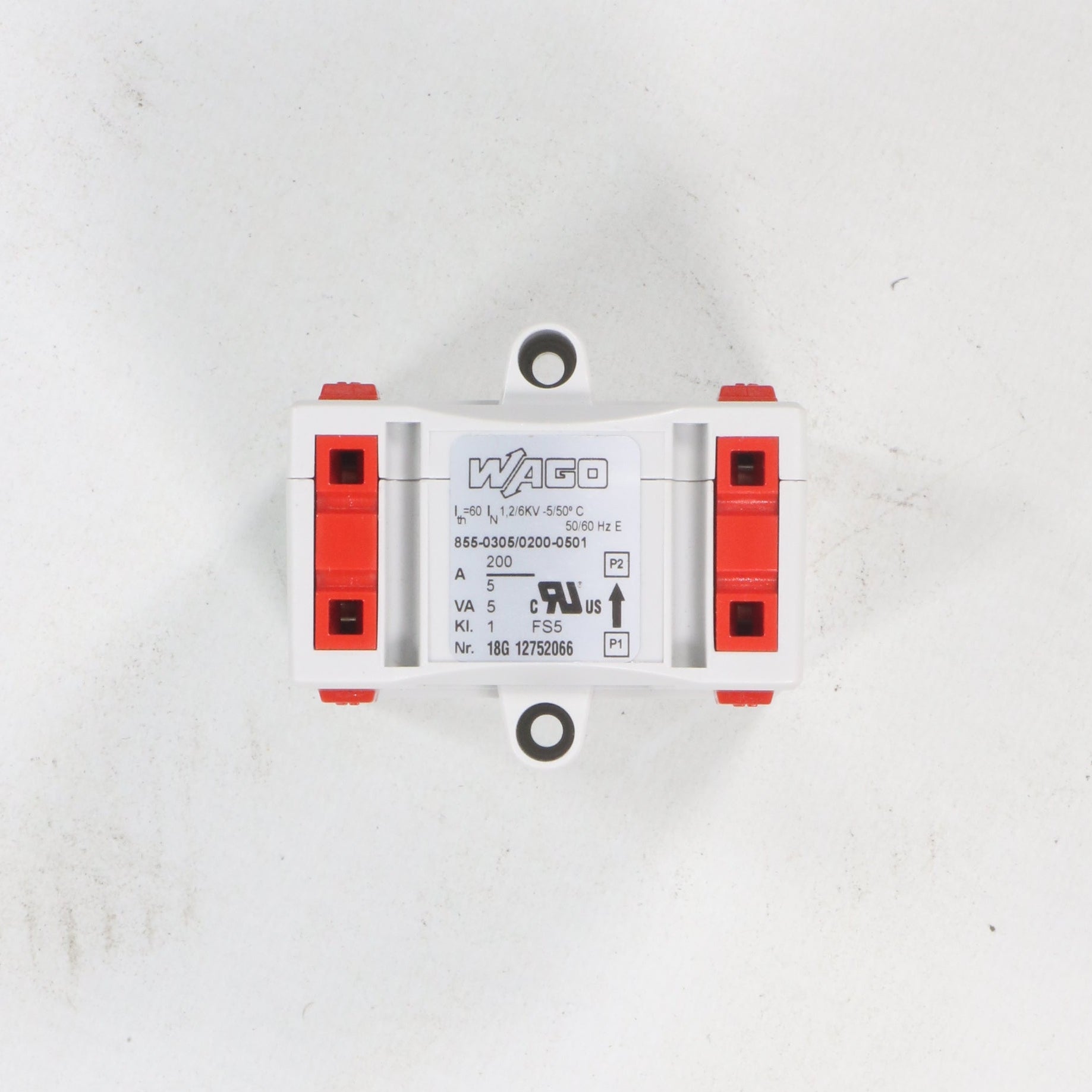 Wago 855-030/0200-0501 Plug-in Current Transformer-Plug-in Current Transformer-Used Industrial Parts