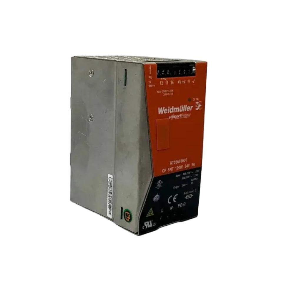 Weidmuller Connect Power 8708670000 Switched-Mode Power Supply-Switched-Mode Power Supply-AA-06-05-01-6152430112175-Used Industrial Parts