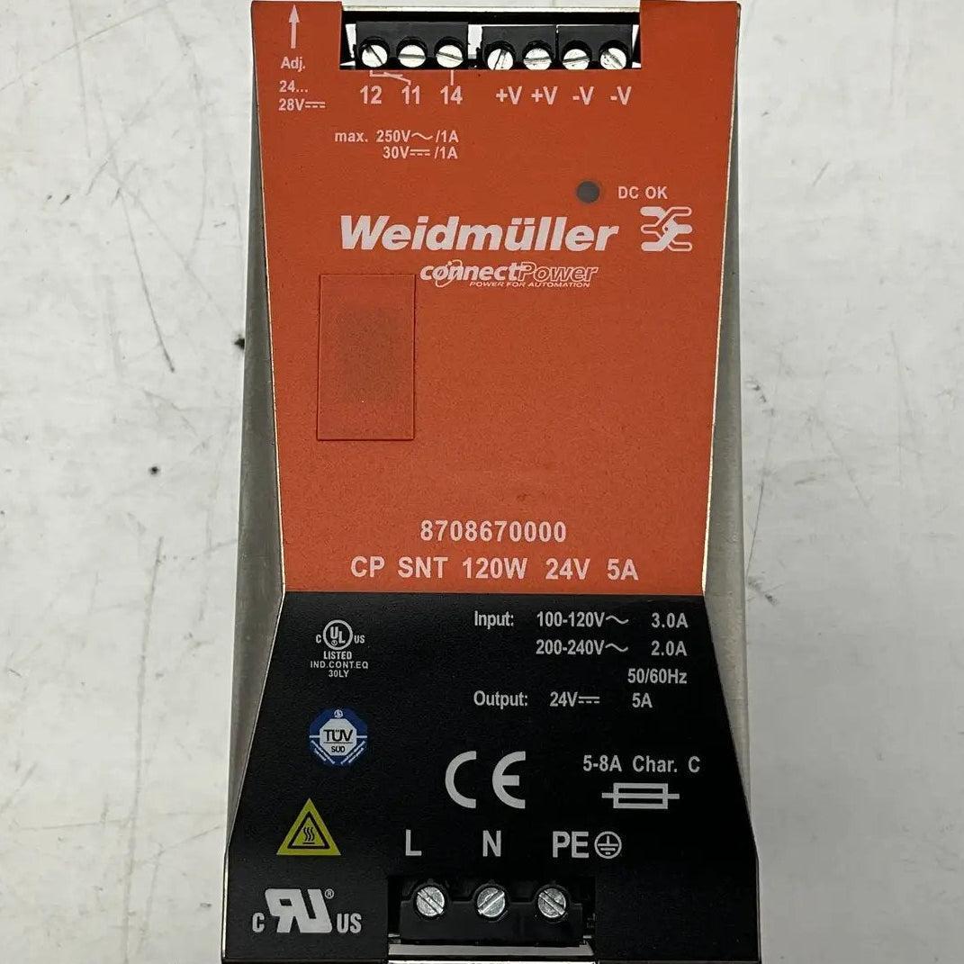 Weidmuller Connect Power 8708670000 Switched-Mode Power Supply-Switched-Mode Power Supply-Used Industrial Parts