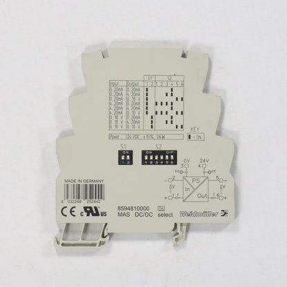 Weidmuller MAS DC/DC Select Signal Converter - 8594810000-Signal Converter-Used Industrial Parts