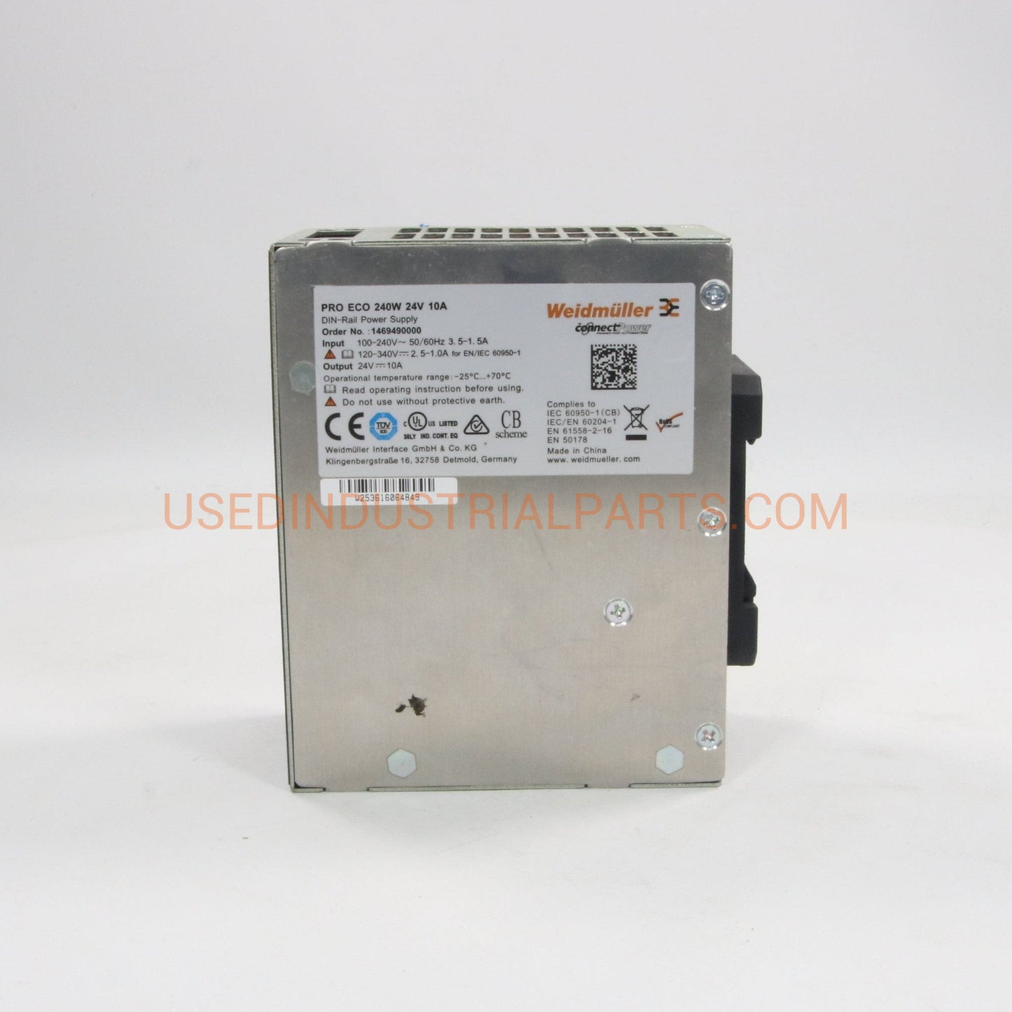 Weidmuller Pro Eco 240W 24V DIN Rail Power Supply-Power Supply-CA-06-07-04-Used Industrial Parts