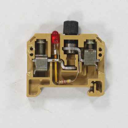 Weidmuller SAKS 1/35 G20 LD 24VD Fuse Terminal (x10)-Fuse Terminal-Used Industrial Parts