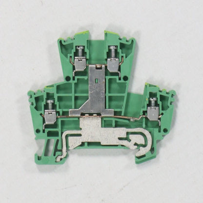 Weidmuller WDK 2.5PE Multi-tier PE Terminal Block (x50pcs)-Multi-tier PE Terminal Block-Used Industrial Parts