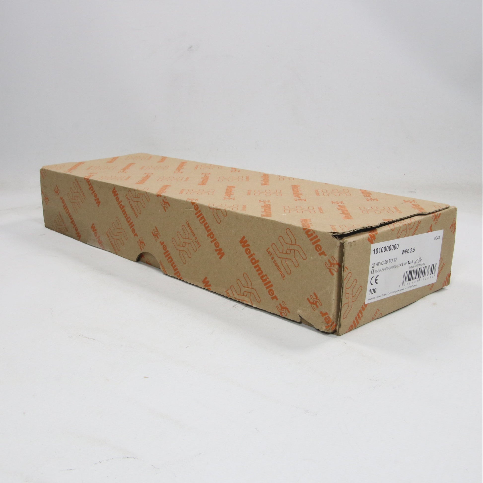 Weidmuller WPE 2.5 PE Terminal Block (x100pcs)-PE Terminal Block-Used Industrial Parts