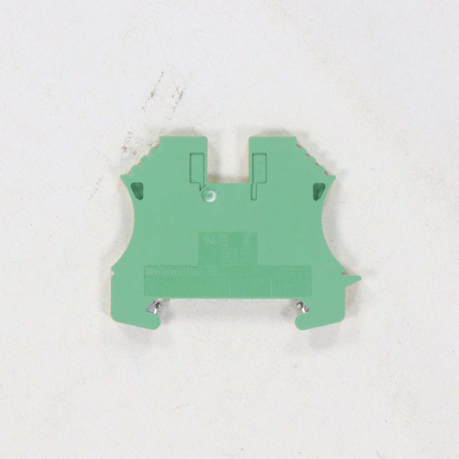 Weidmuller WPE 2.5 PE Terminal Block (x100pcs)-PE Terminal Block-Used Industrial Parts
