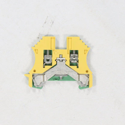Weidmuller WPE 2.5 PE Terminal Block (x100pcs)-PE Terminal Block-Used Industrial Parts