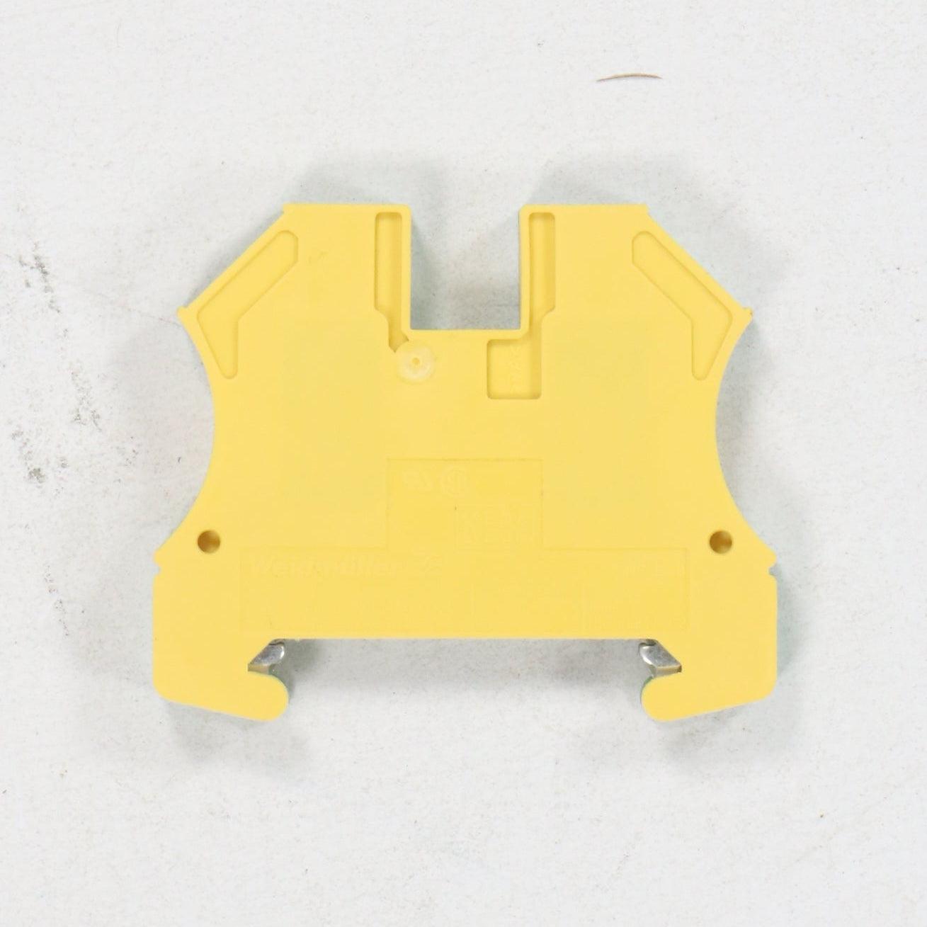 Weidmuller WPE 6 PE Terminal Block (x50pcs)-PE Terminal Block-Used Industrial Parts