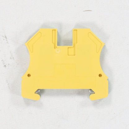 Weidmuller WPE 6 PE Terminal Block (x50pcs)-PE Terminal Block-Used Industrial Parts
