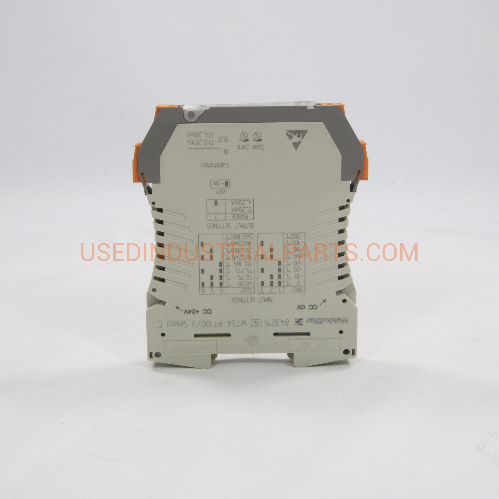 Weidmuller WTS4 PT100/3 Signal Conditioner-Signal Conditioner-AE-05-07-02-Used Industrial Parts