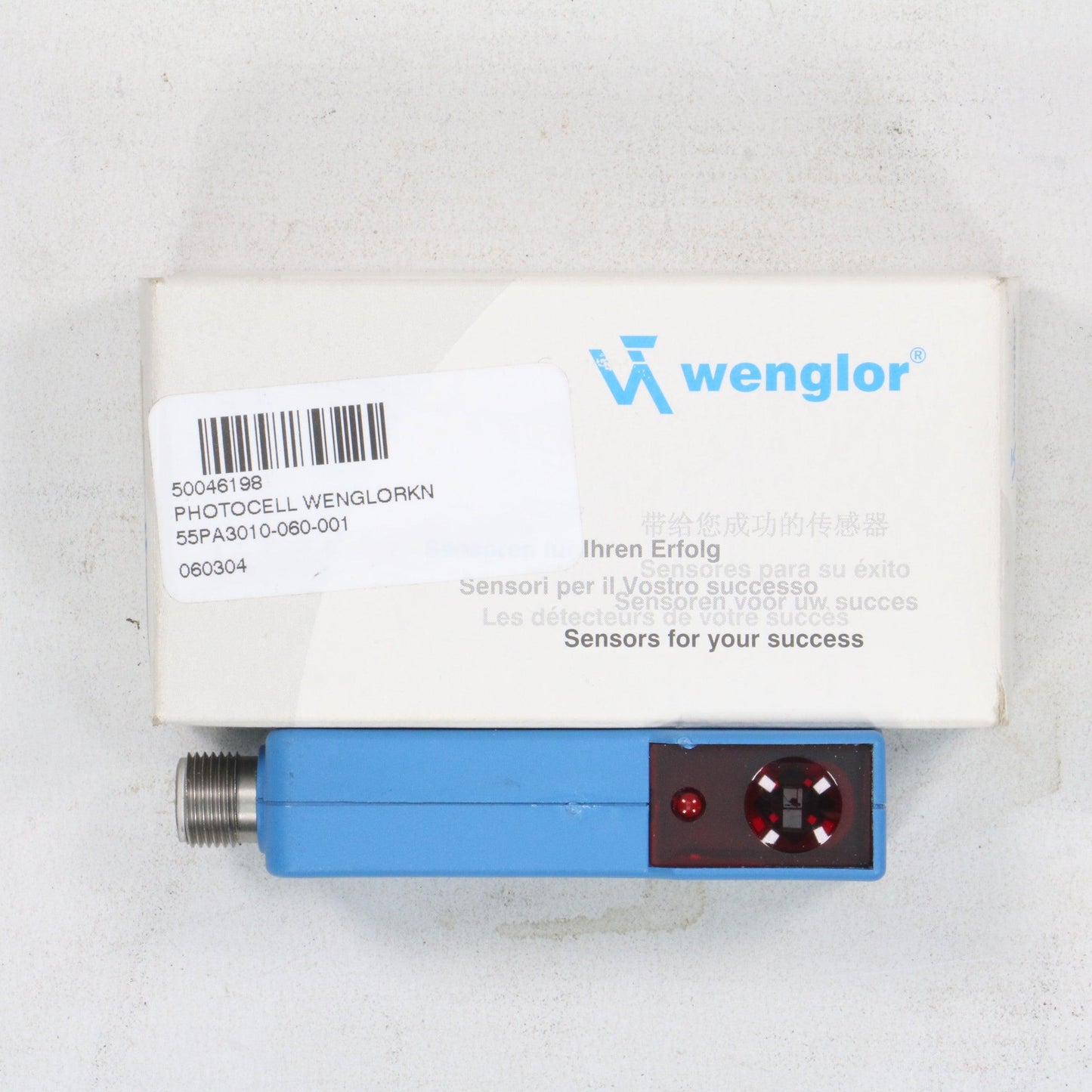 Wenglor KN55PA3 Retro Reflex Sensor-Retro Reflex Sensor-Used Industrial Parts