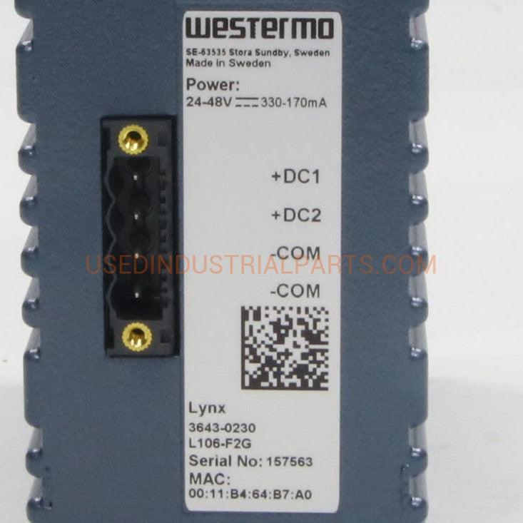 Westermo L106 F2G Lynx Ethernet Switch-Ethernet Switch-Used Industrial Parts