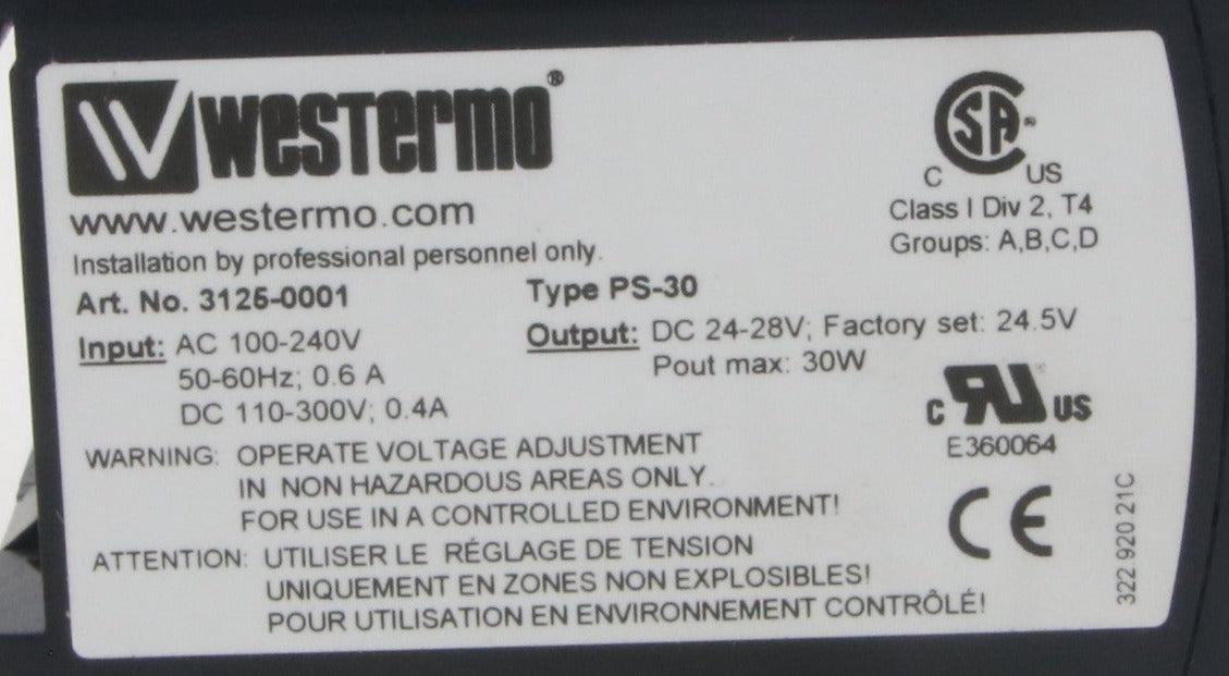 Westermo PS-30 Power Supply Unit-Power Supply-Used Industrial Parts