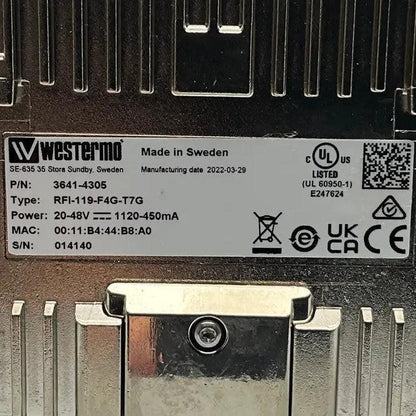 Westermo RFI-119-T4G-T7G Managed Industrial Ethernet Switch-Managed Industrial Ethernet Switch-Used Industrial Parts