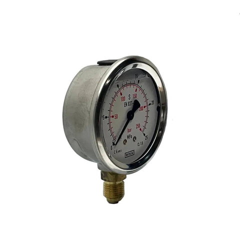 Wika 213.53.063 Manometer - 250 bar-Manometer-01-AA-06-08-04-6152430253274-Used Industrial Parts