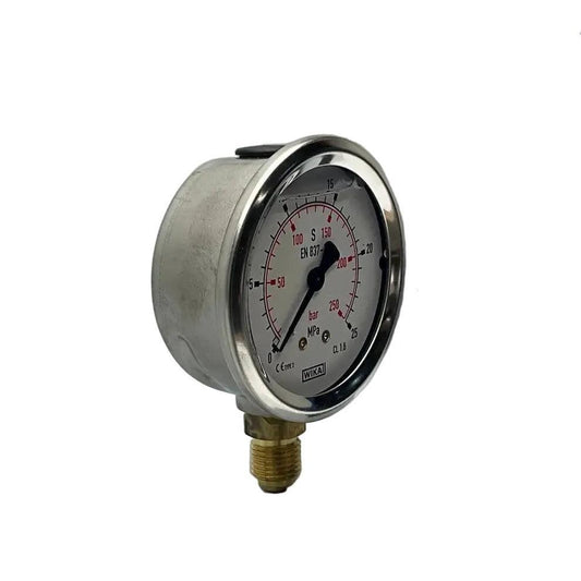 Wika 213.53.063 Manometer - 250 bar-Manometer-01-AA-06-08-04-6152430253274-Used Industrial Parts
