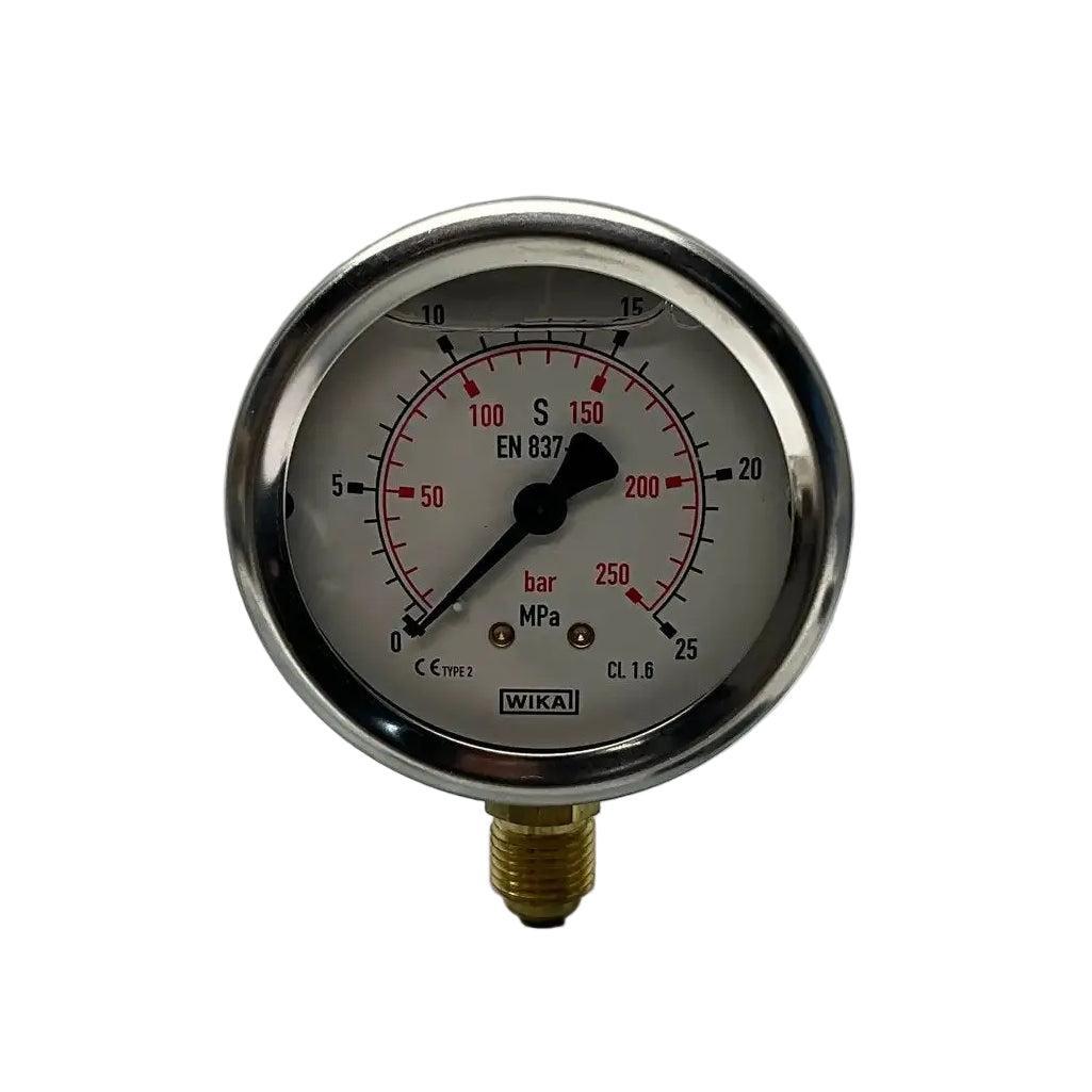 Wika 213.53.063 Manometer - 250 bar-Manometer-Used Industrial Parts