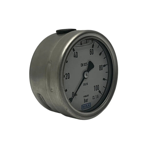 Wika 233.50.063 Bourdon Tube Pressure Gauge-Bourdon Tube Pressure Gauge-BD-05-07-04-6152427885846-Used Industrial Parts
