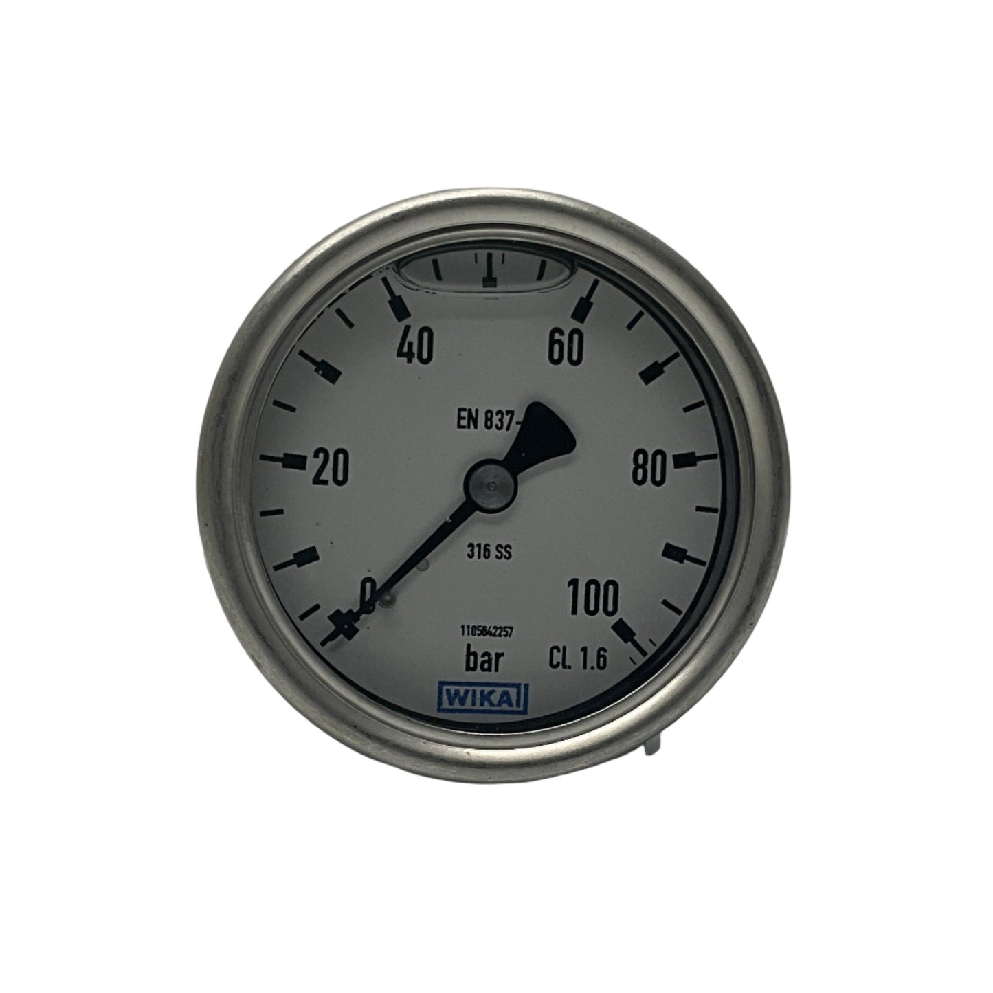 Wika 233.50.063 Bourdon Tube Pressure Gauge-Bourdon Tube Pressure Gauge-Used Industrial Parts