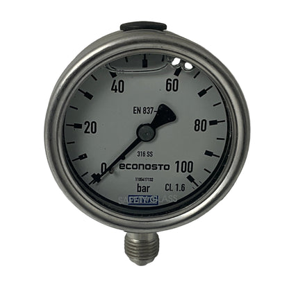Wika 233.50.063 Econosto Bourdon Tube Pressure Gauge-Econosto Bourdon Tube Pressure Gauge-Used Industrial Parts