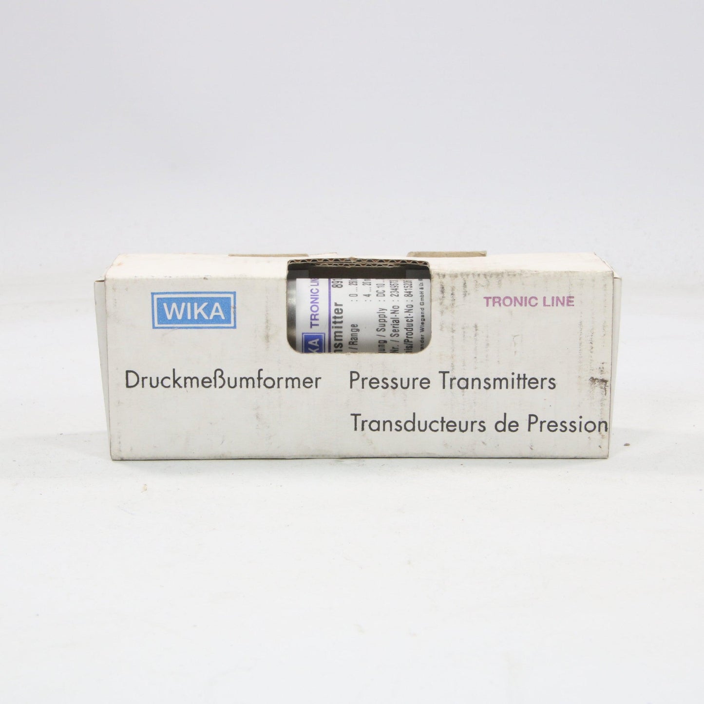 Wika Pressure Transmitter 891.13.500-Pressure Transmitter-Used Industrial Parts