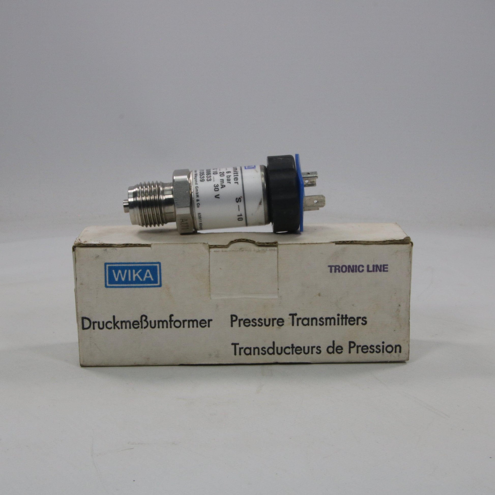 Wika S-10 Pressure Transmitter-Pressure Transmitter-Used Industrial Parts