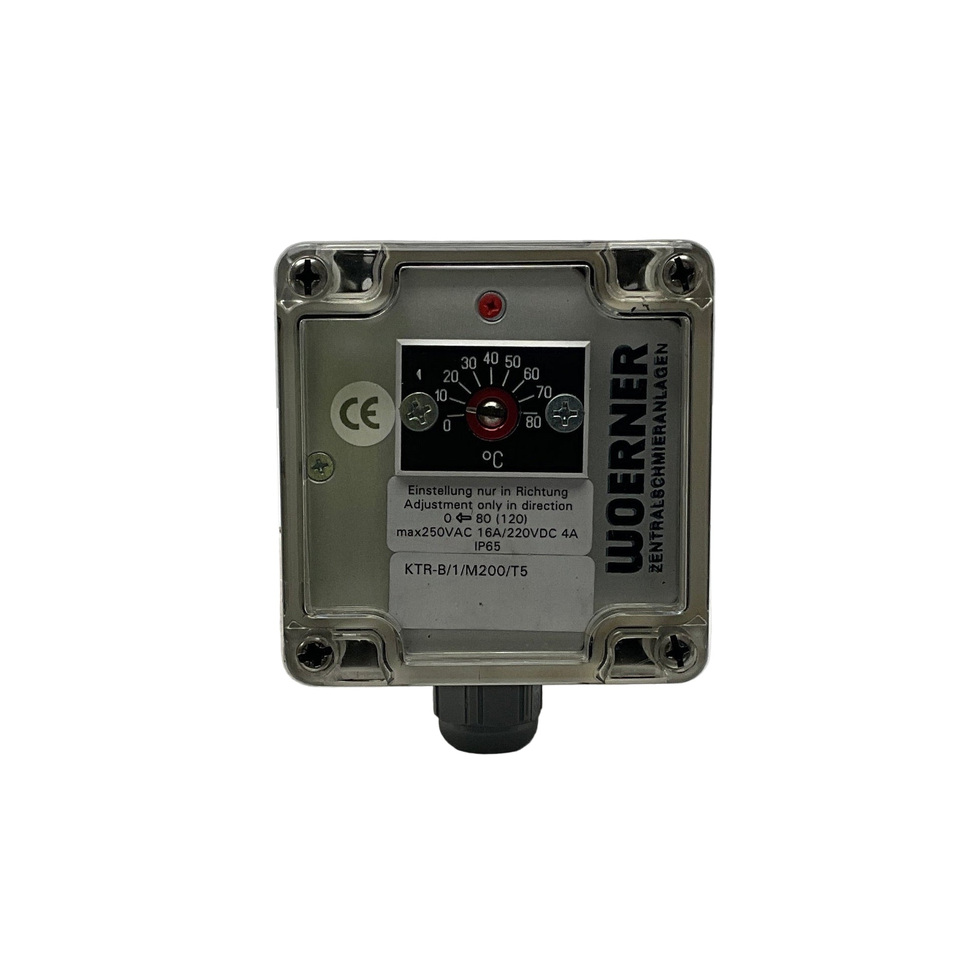 Woerner KTR-B/1/M200/T5 Level and Temperature Switch-Level and Temperature Switch-Used Industrial Parts