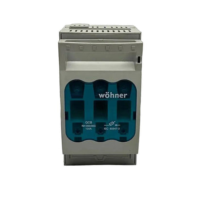 Wohner QCB-NH000/00C 125A Fuse Switch Disconnector-Fuse Switch Disconnector-Used Industrial Parts