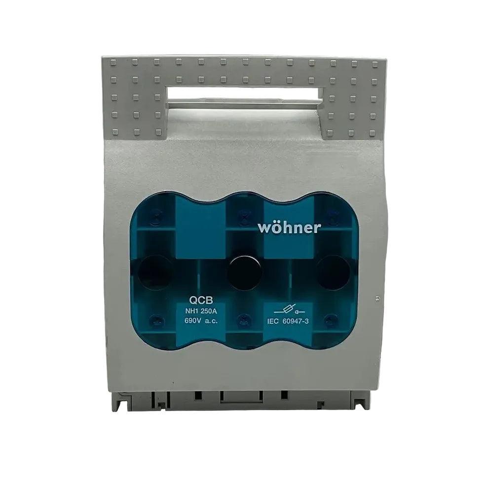 Wohner QCB-NH1 250A Fuse Switch Disconnector-Fuse Switch Disconnector-Used Industrial Parts