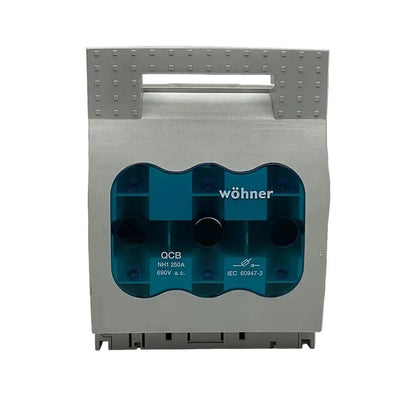 Wohner QCB-NH1 250A Fuse Switch Disconnector-Fuse Switch Disconnector-Used Industrial Parts