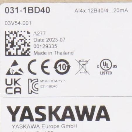 Yaskawa Vipa 031-1BD40 Analog Input Module-Analog Input Module-Used Industrial Parts
