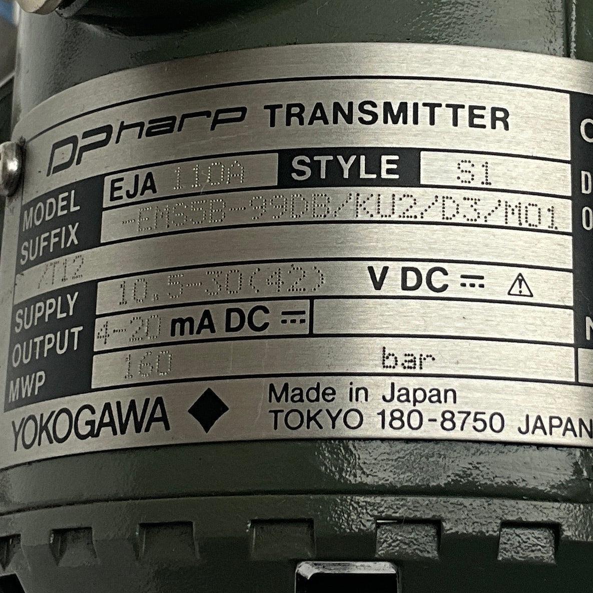 Yokogawa DPharp EJA 110A Differential Pressure Transmitter-Differential Pressure Transmitter-Used Industrial Parts