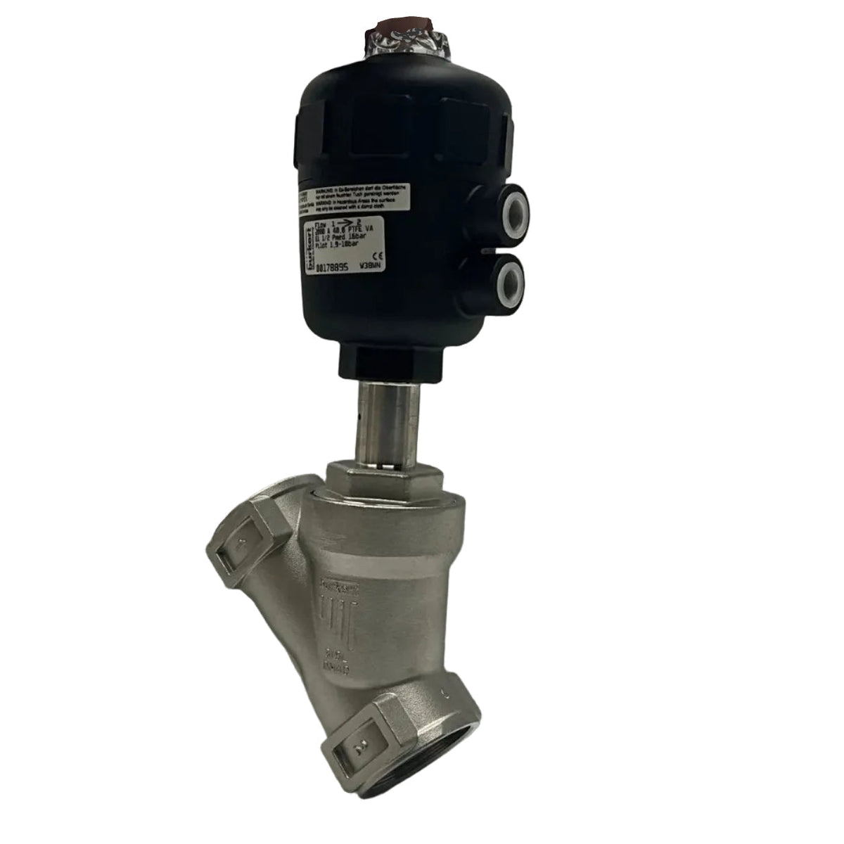 Burkert Type 200 G1 1/2 Angle Seat Valve - 00178895-Angle Seat Valve-DC-04-07-02-6152430476420-Used Industrial Parts