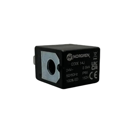 Used Industrial Parts : IMI Norgren QM/48/14J/21 Solenoid Coil - Code 14J - 24 50/60 Hz