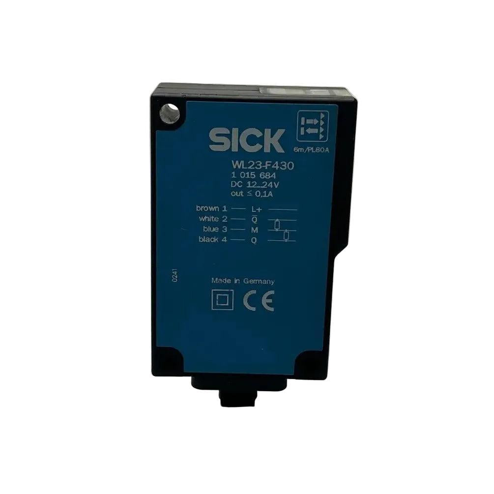 Sick Photoelectric Retro-Reflective Sensor: Sick WL23-F430 Photoelectric Retro-Reflective Sensor