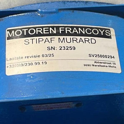 Muraro Stipaf LIB 160 X Industrial DC Electric Motor-Industrial DC Electric Motor-Used Industrial Parts