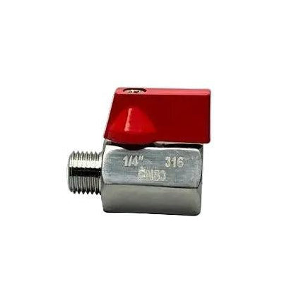 Landefeld KH 14 MKIA ES E Stainless Steel Mini Ball Valve-Mini Ball Valve-Used Industrial Parts